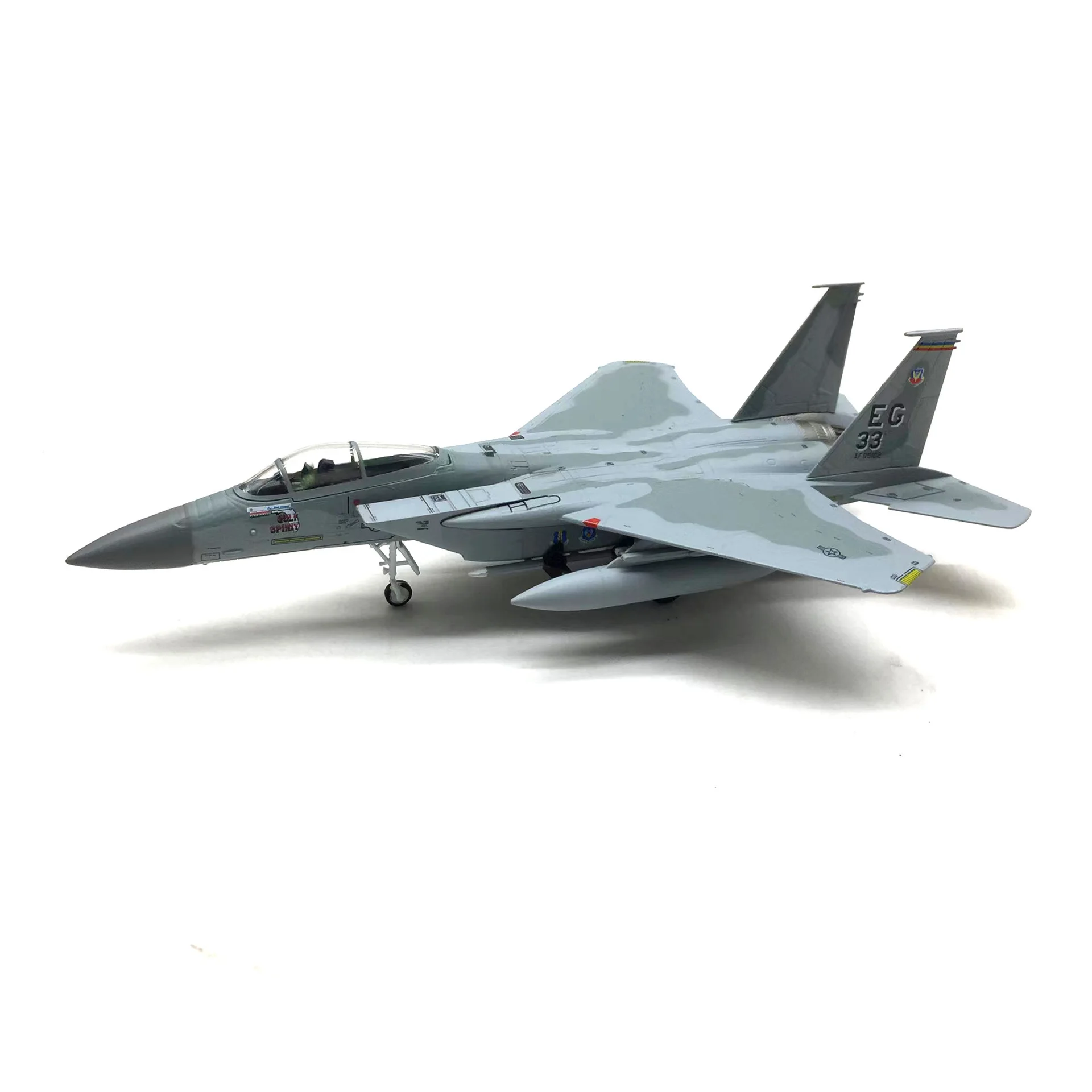 1/100 U.S. F-15C American Eagle Supersonic Fighter Simulation Alloy Aircraft Model Desktop Ornaments Gifts