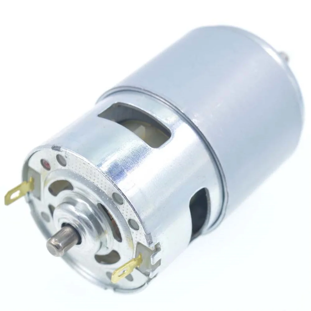 775 DC 12V 24V Motor Electric Mini Micro Metal High Speed Large Torque Drill Garden Cutting Tool Gearbox Violence Motor