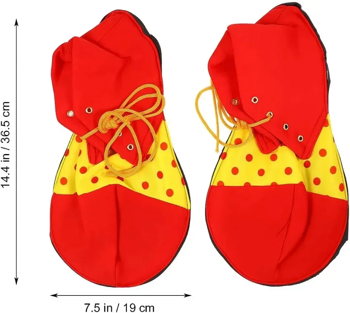 2025 Clown Costume Shoes Unisex Clown Shoes Carnival Clown Costume Accessories for Carnival Masquerade Party