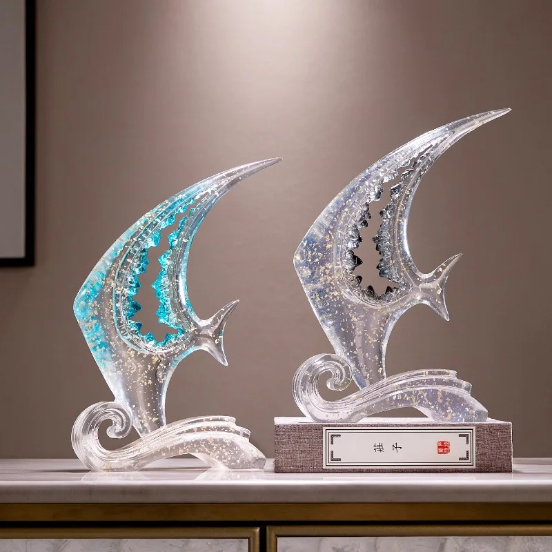 Statuette,Every Year,There Are Leftover Fish Ornaments,Living Room Wine Cabinet,Entrance,Office Desktop Decorations,Gifts