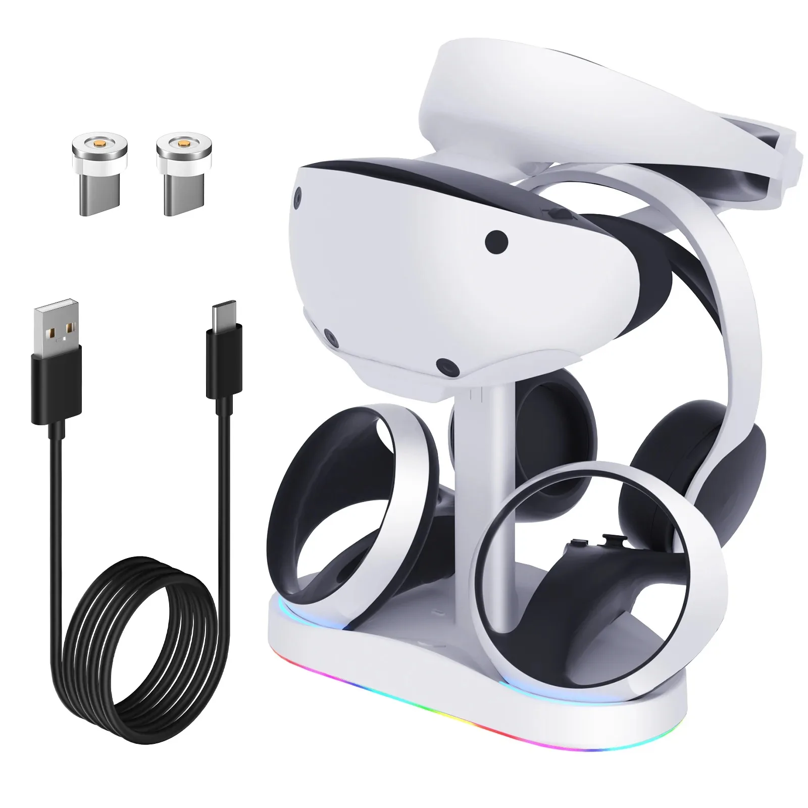 Controller Charging Dock for PS5 VR2 Charging Station with V