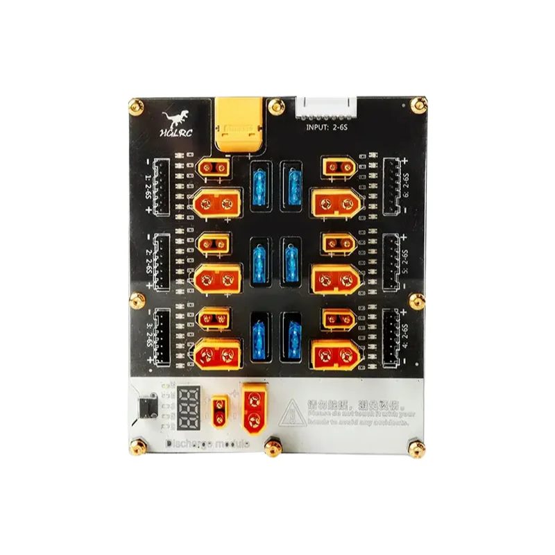 HGLRC Thor Pro 6 Port Balance Charger Board 40A XT60 XT30 Plug for 2-6S LiPo Battery Discharge & Parallel Charging