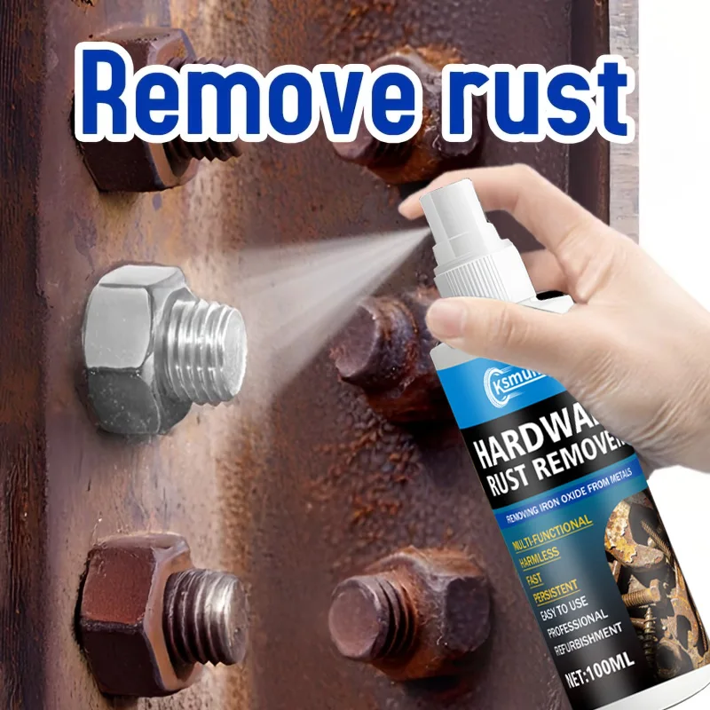 All-In-One Metal Rust Remover Lubricant - Fast-Acting for Wheel Bolts, Stuck Screws & Creaking Hinges