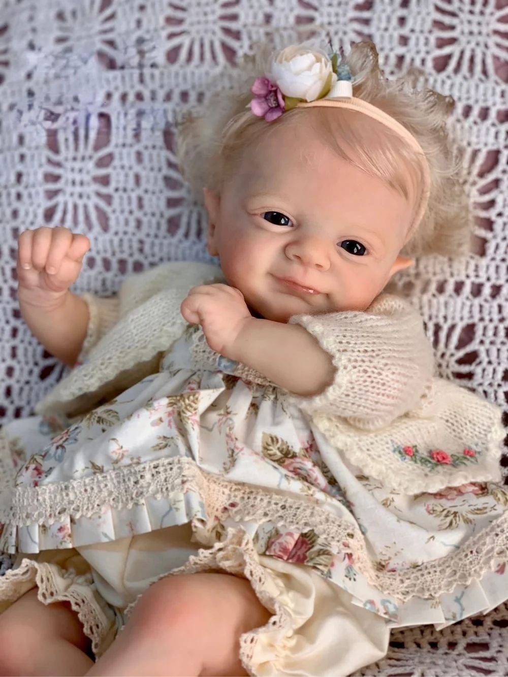 

17inch Reborn Doll Kit Woodland Fairy Elf Flynn Soft Touch Unpainted Doll Parts with body and eyes Bebe Reborn Supply