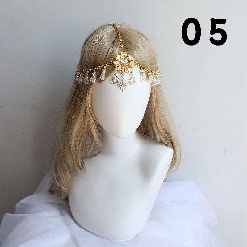 Gothic Halo Kroon Hoofddeksel Barok Koningin Prinses Kroon Haarband Zonnegodin Tiara Diy Materiaal Kit Lolita Haaraccessoires
