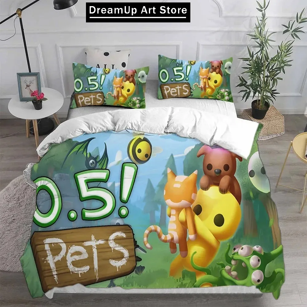 3D Print Wobbly & Life Bedding Set Cute Quilt Cover Bed Cover With Pillowcase Twin Single Queen King Size Boys Adult Home