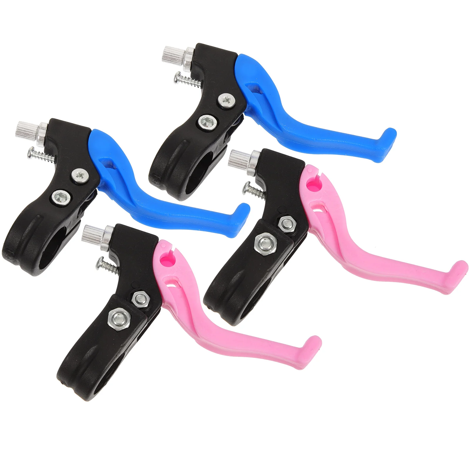 2 Pairs Brake Lever Child Brakes Kids Bicycles 122x85cm Plastic Metal Bike for Replacing DIY Levers