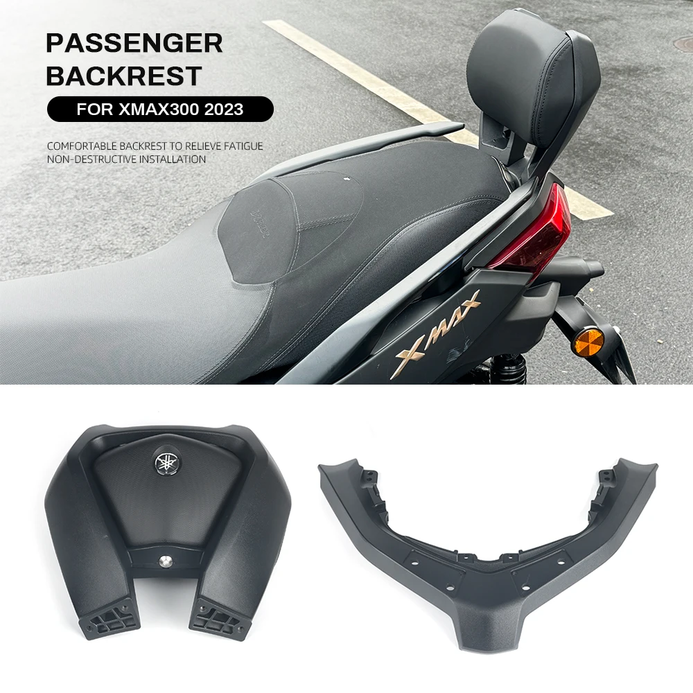 

For Yamaha X-max XMAX 300 Xmax300 2023 2023 Motorcycle Rear Passenger Seat Tailstock Backrest Back Rest Cushion Pad