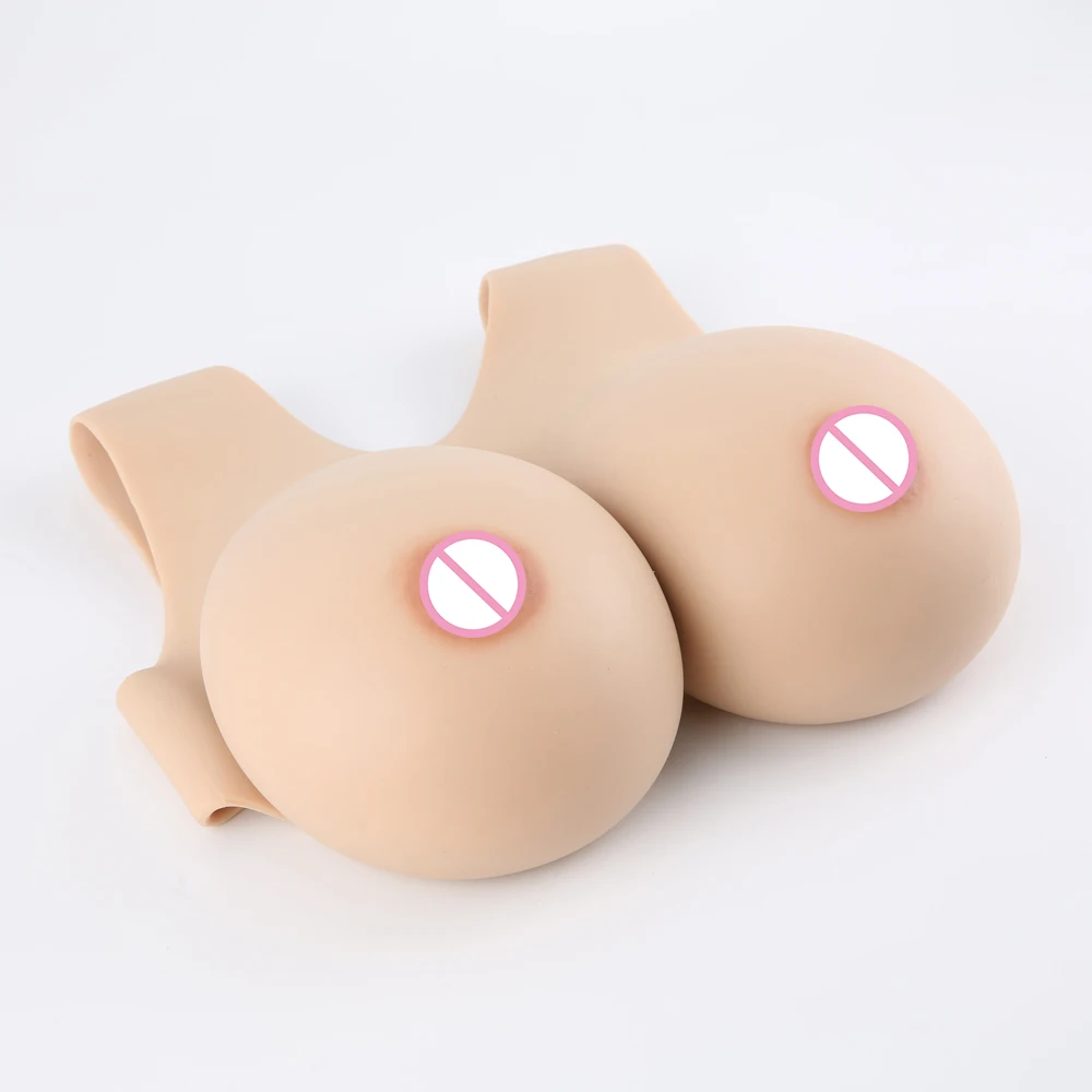 C-J Cup Realistic Cosplay Fake Boobs Silicone Breasts Forms For Crossdressing Drag Queen Shemale Crossdresser Transgender Sissy