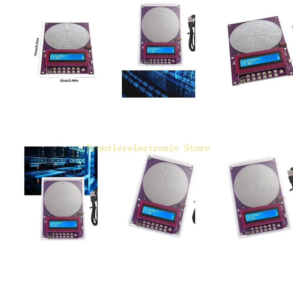 G8DB 7.83Hz Programmable Setting 0.1Hz To 30KHz Sine  Resonance Generator