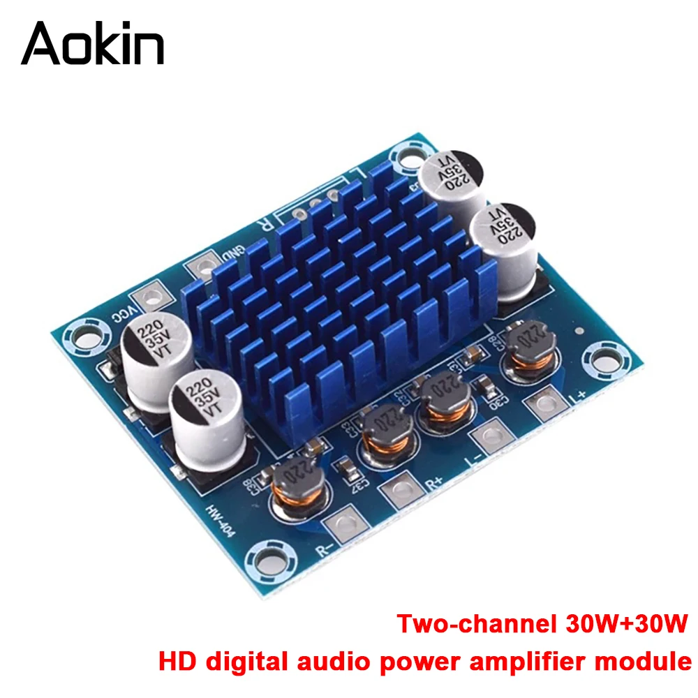 TPA3110 XH-A232 30W+30W 2.0 Channel Digital Stereo Audio Power Amplifier Board DC 8-26V 3A