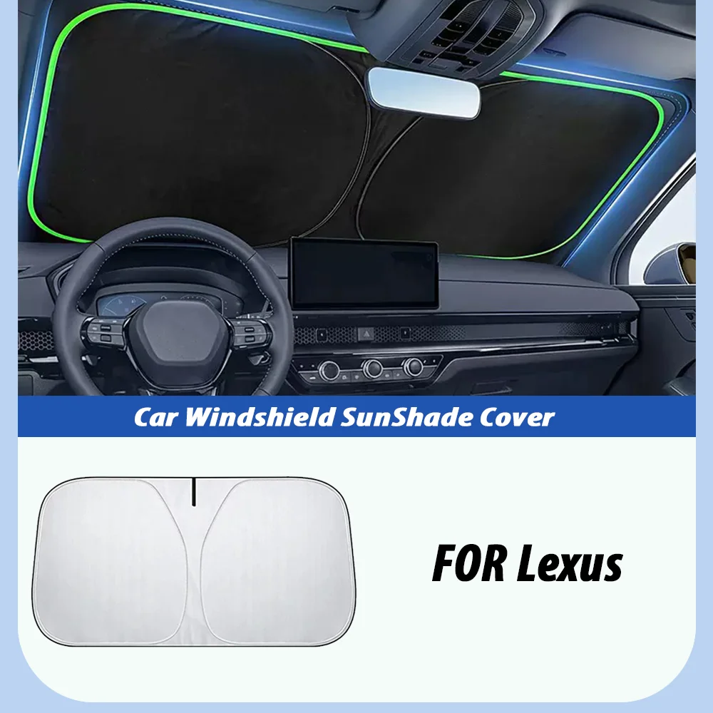Car Windshield Sun Shade Cover Foldable Front Window Sun Visor Blocks for Lexus IS300h ES300h Fsport RX330 IS250 Ct200h ES300h