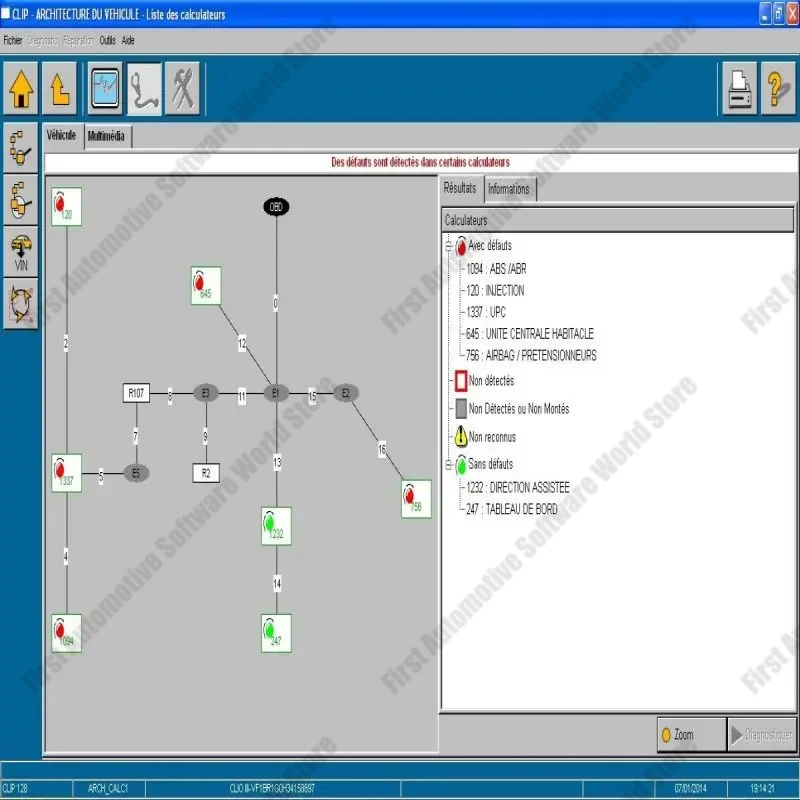 Herramienta de diagnóstico con Clip Can para Renault, nuevo modelo SW V215 V213 V212 V211 V209, Reprog V191, Extractor de pines y Dialogys V4.72, regalos gratuitos