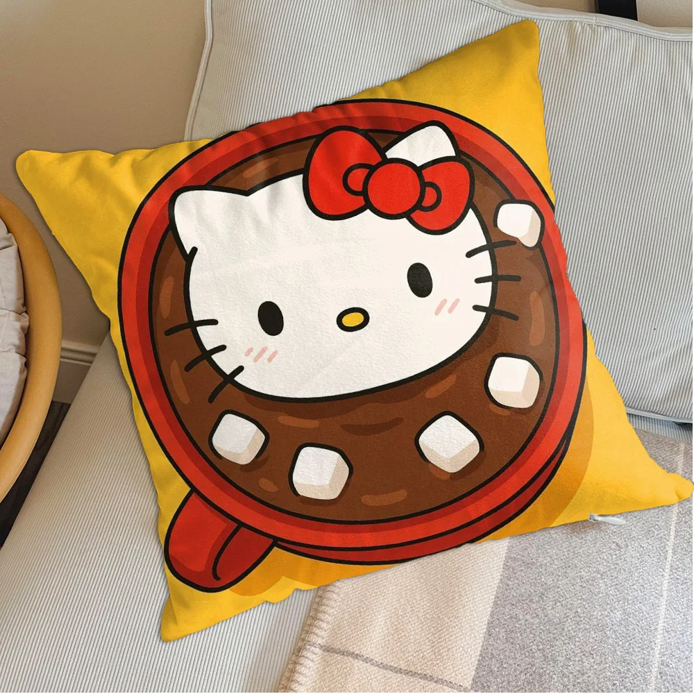 Kawaii H-Hellokittys كيس وسادة النوم سادات الزخرفية جديد عيد الميلاد الديكور 2026 وسادة الزينة ديكورات المنزل #1