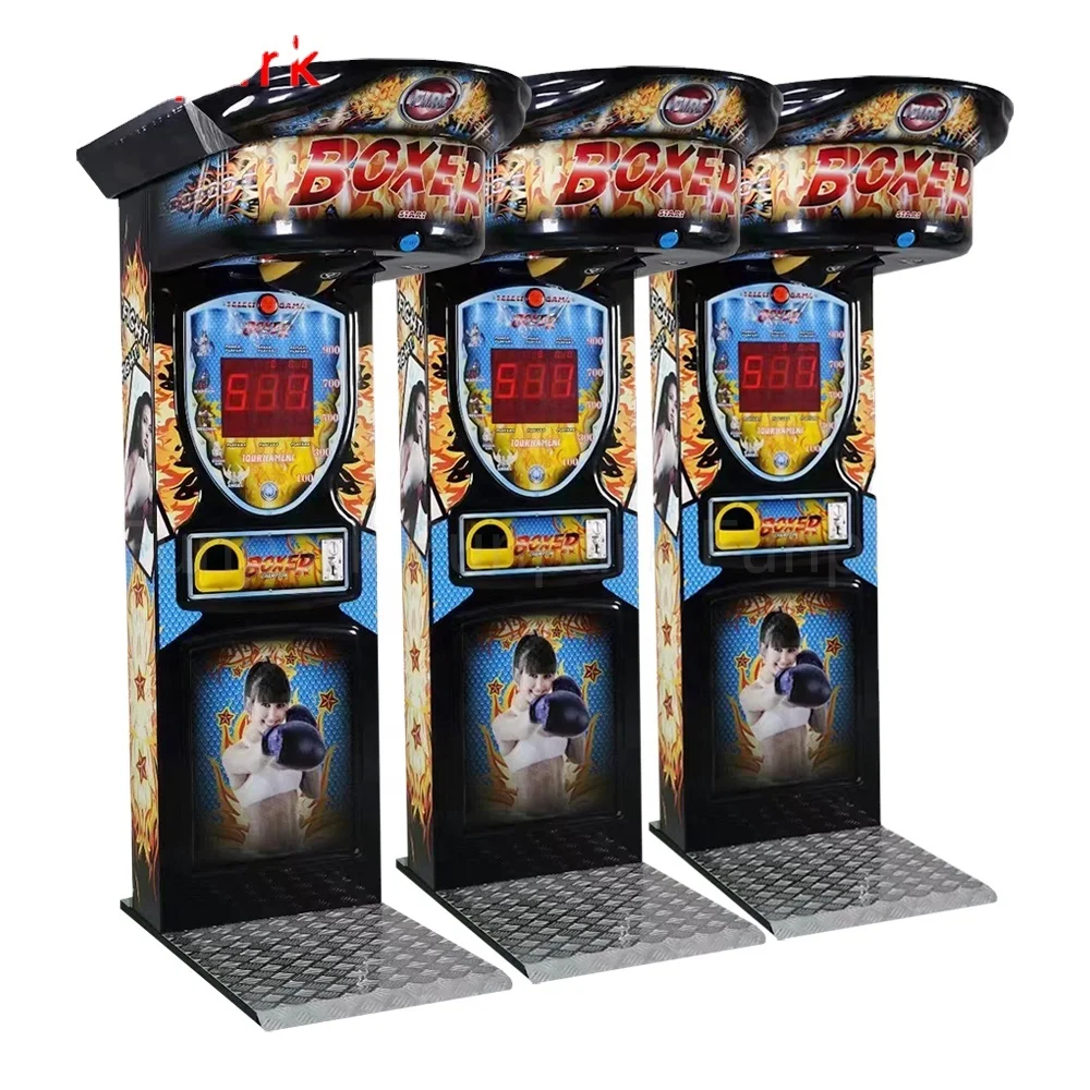 Coin Operated Boxing Machine Fighting Games Ultimate Big Punch Game Machine Out Tickets/ Drinks Amusement Equipment 30% Deposit