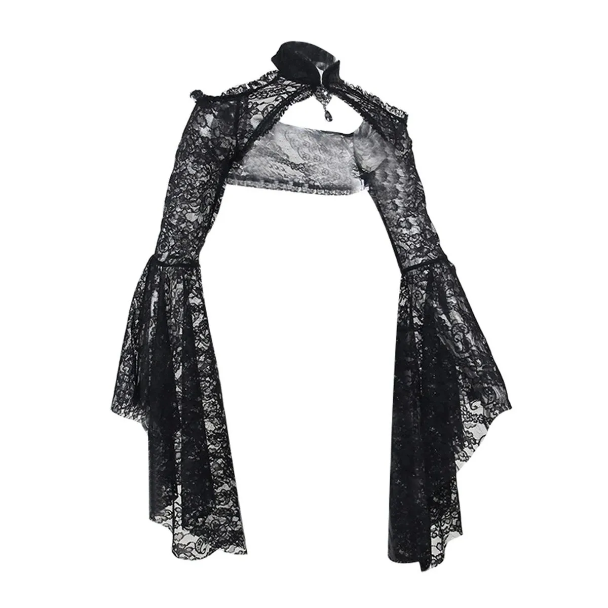 

Готические королевские кружевные укороченные топы Sug, женский костюм на Хэллоуин, Cleanfit Sle из искусственной кожи, другой материал, зимняя коллекция 00%