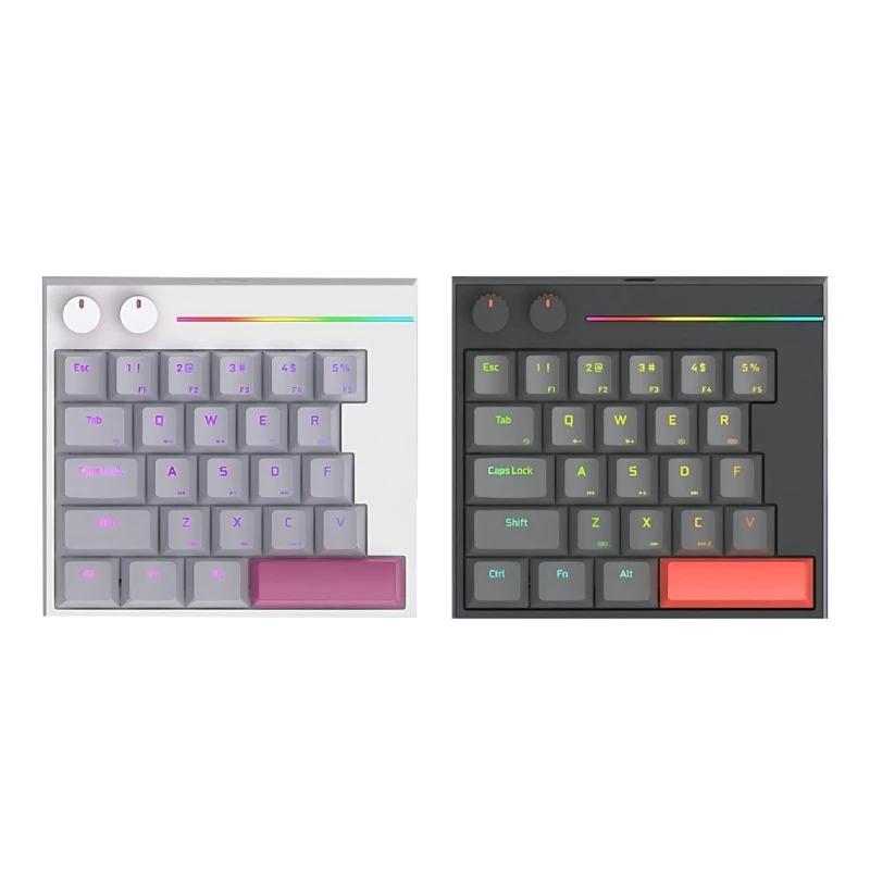 

Mechanical Keyboard Hot Swappable Gaming Keyboard Backlit Switches Keyboard One-handed Keyboard for Gaming HXBE