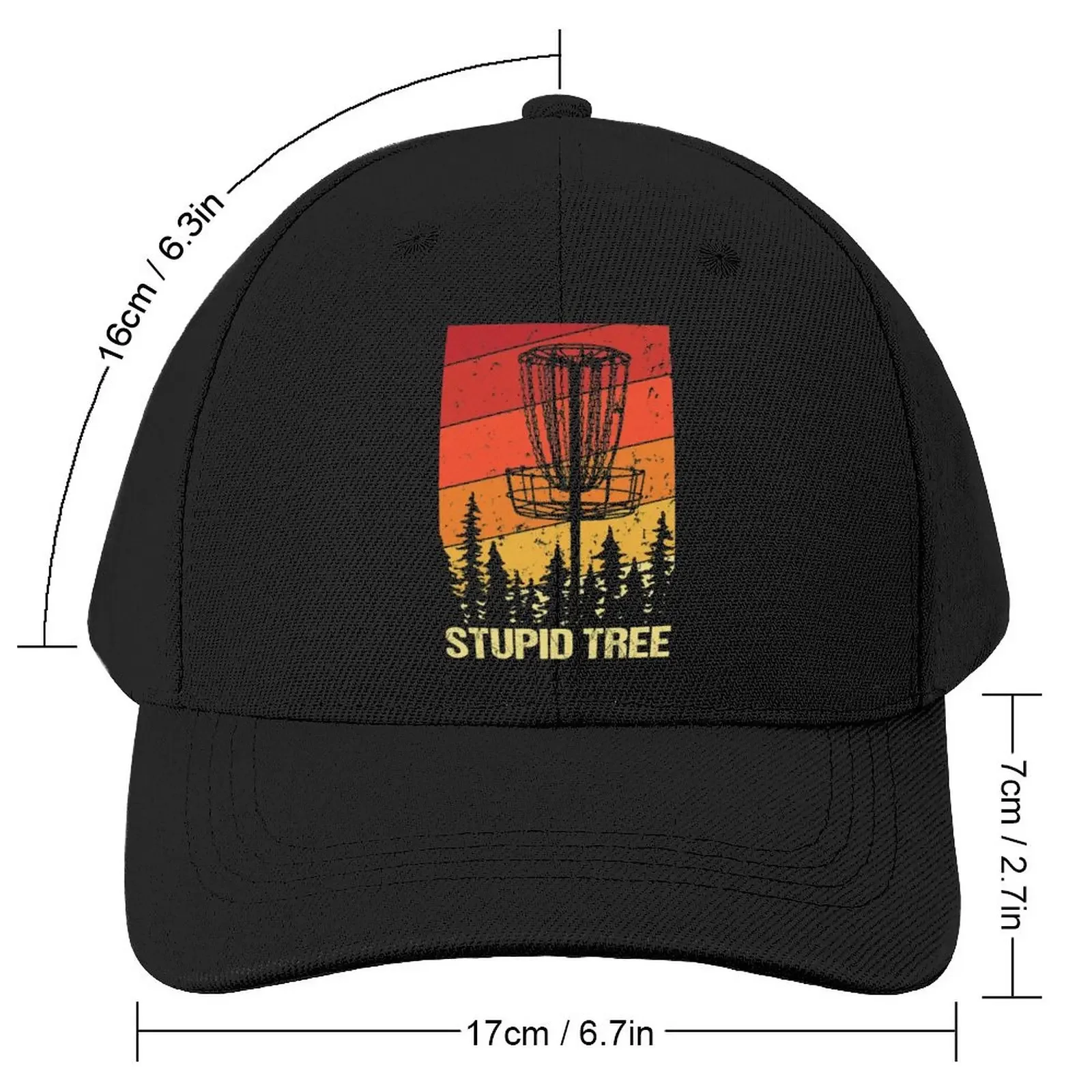 Stupid Tree - Funny Disc Golf Baseball Cap Sunscreen Trucker Hat Woman Hats Men'S