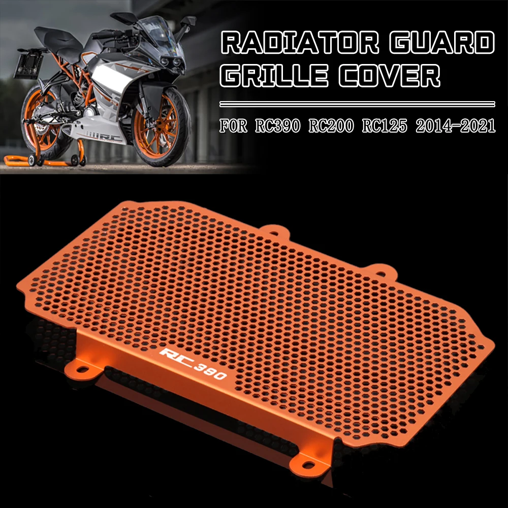 

Motorcycle Accessory Radiator Guard Grille Cover Protector Protective Grill For RC390 RC200 RC125 RC 390/200/125 2014-2021