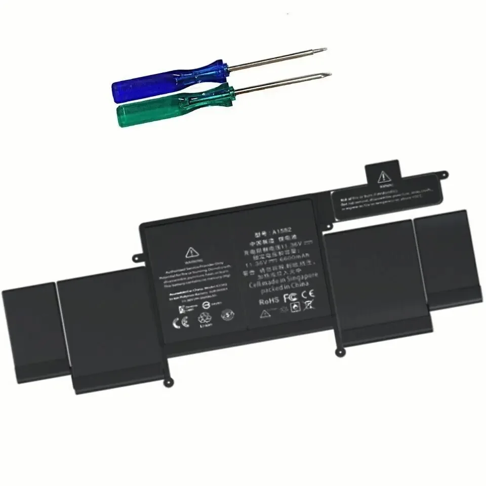 

Replacement Battery For Apple Macbook Pro 13" A1493 A1502 A1582 2013 2014 2015