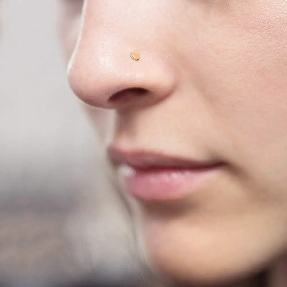 8 Pcs Elegant Stainless Steel Nose Rings Set