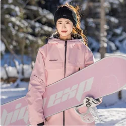 HIGH EXPERIENCE Sweater Women's or Men's Snow Suit Wear Snowboarding Clothing Winter 15K Waterproof Costume Ski Jackets Unsex