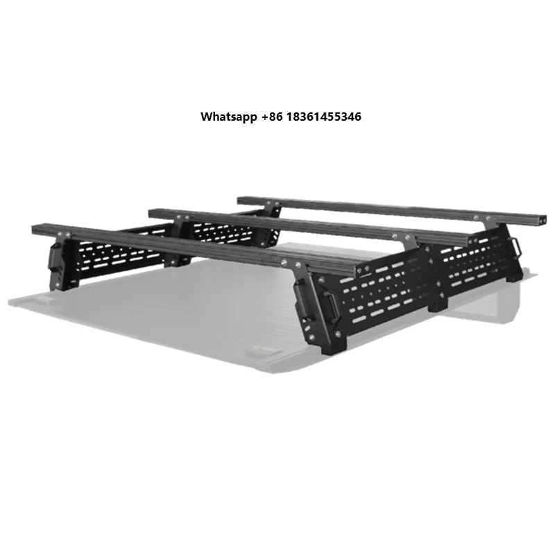 

Universal Roof Rack with Bed Tent & Luggage Carrier Exterior Accessory for Various Truck Models Roll Bar Roof Rack System