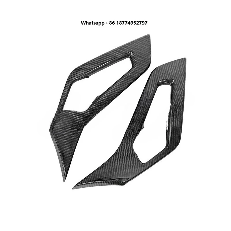 

Dry Carbon Fiber Car Interior Door Handle Panel Aventador LP700 LP720 LP740 LP750 2011-2021 Car Inner Trims