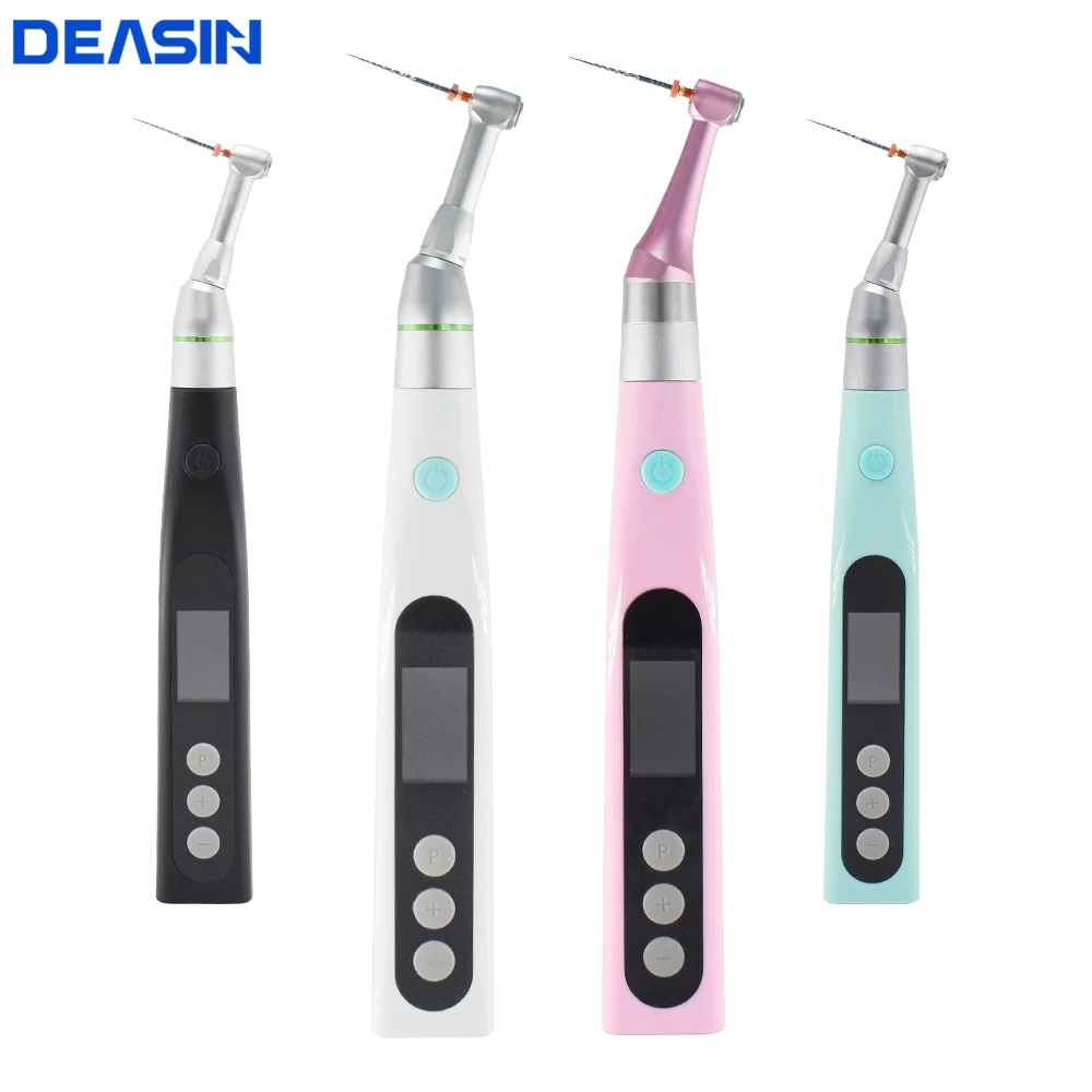 Colorful Dental Wireless Endo Motor 16:1 Reduction Contra Angle Endodontic Treatment Root Canal Therapy Dentist Lab Equipment