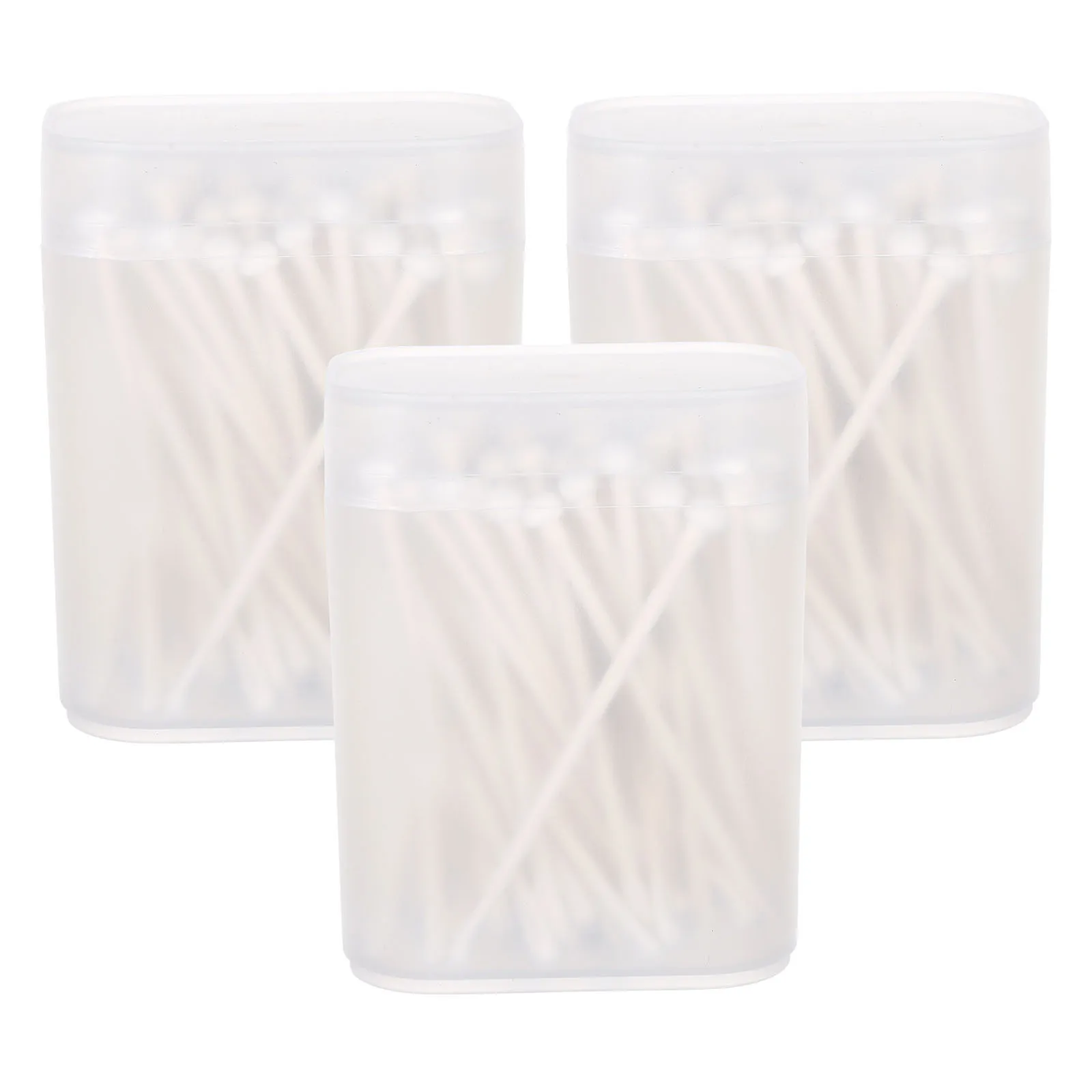 耳垢綿棒 3 箱 すべての人に安全な使用 ダブルポイントチップデザイン 白い綿棒 耳掃除用綿棒