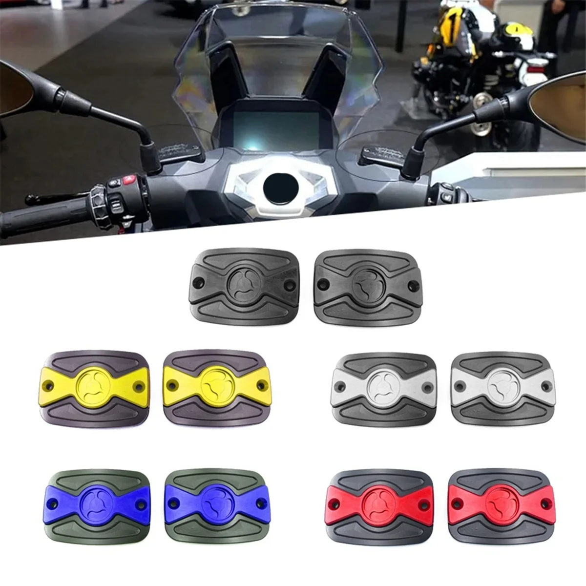 

Pump Cover for BMW C400X 19-20 Motorcycle Brake Fluid Tank Cap Blue-A77Q