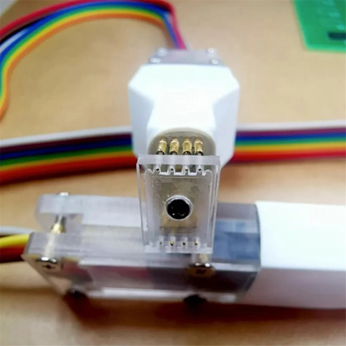 

ABLQ 1 шт. Wson Chip Download Burn Write Probe Пружинная игла Flash Eeprom Chip Burner Cable Vsonwson 8x6 мм 8,5 мм