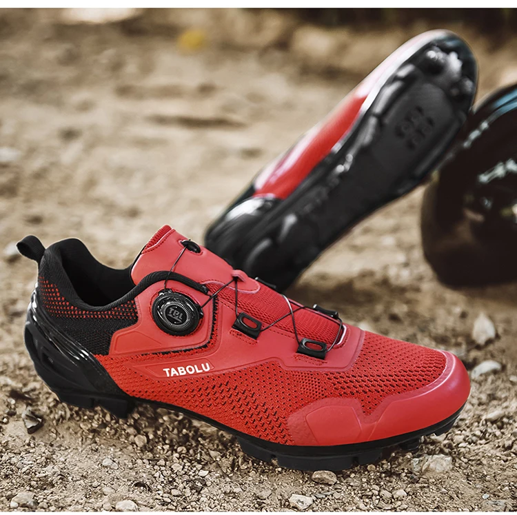 Professionelle MTB Mountainbike-Schuhe für Herren, Atmungsaktive SPD-Rennradschuhe, Damen SPD-Klickschuhe für Radsport – Detail 24