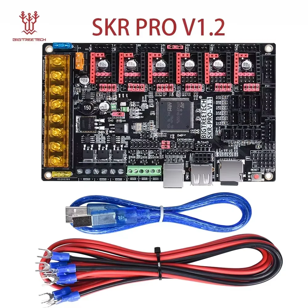 

BIGTREETECH SKR PRO V1.2 32bit MotherBoard 3D Printer Parts TMC2208 TMC2209 TMC2130 SPI MKS GEN L RAMPS 1.4 SKR V1.4 Skr2 Kossel