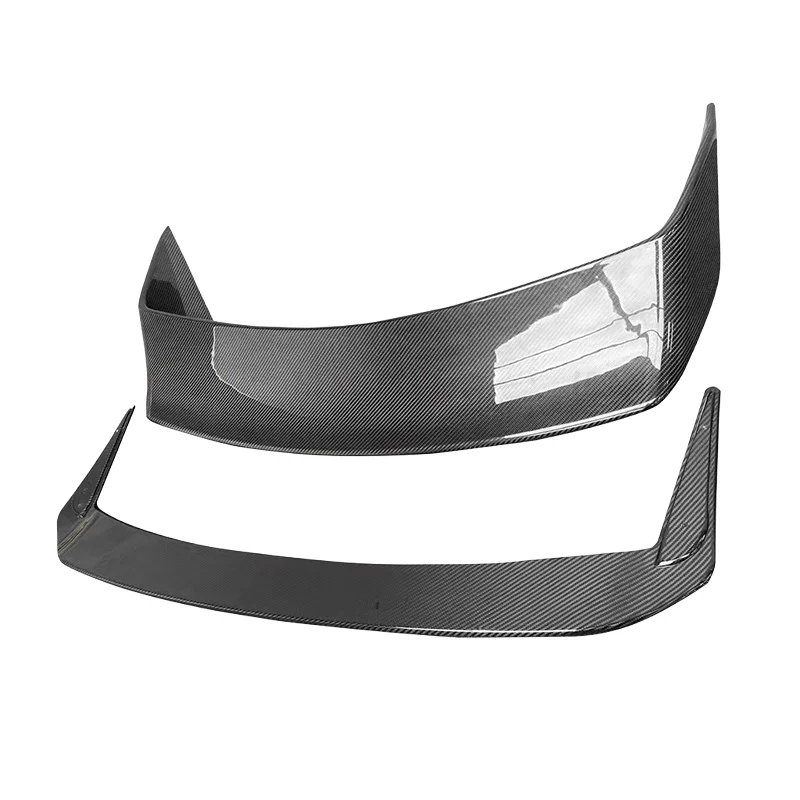 مصدات سيارة من ألياف الكربون عالية الجودة لعام 2023 مناسبة لسيارات BMW M2 G87 من ألياف الكربون المعدلة Alpha-N جناح الذيل بطبقة مزدوجة