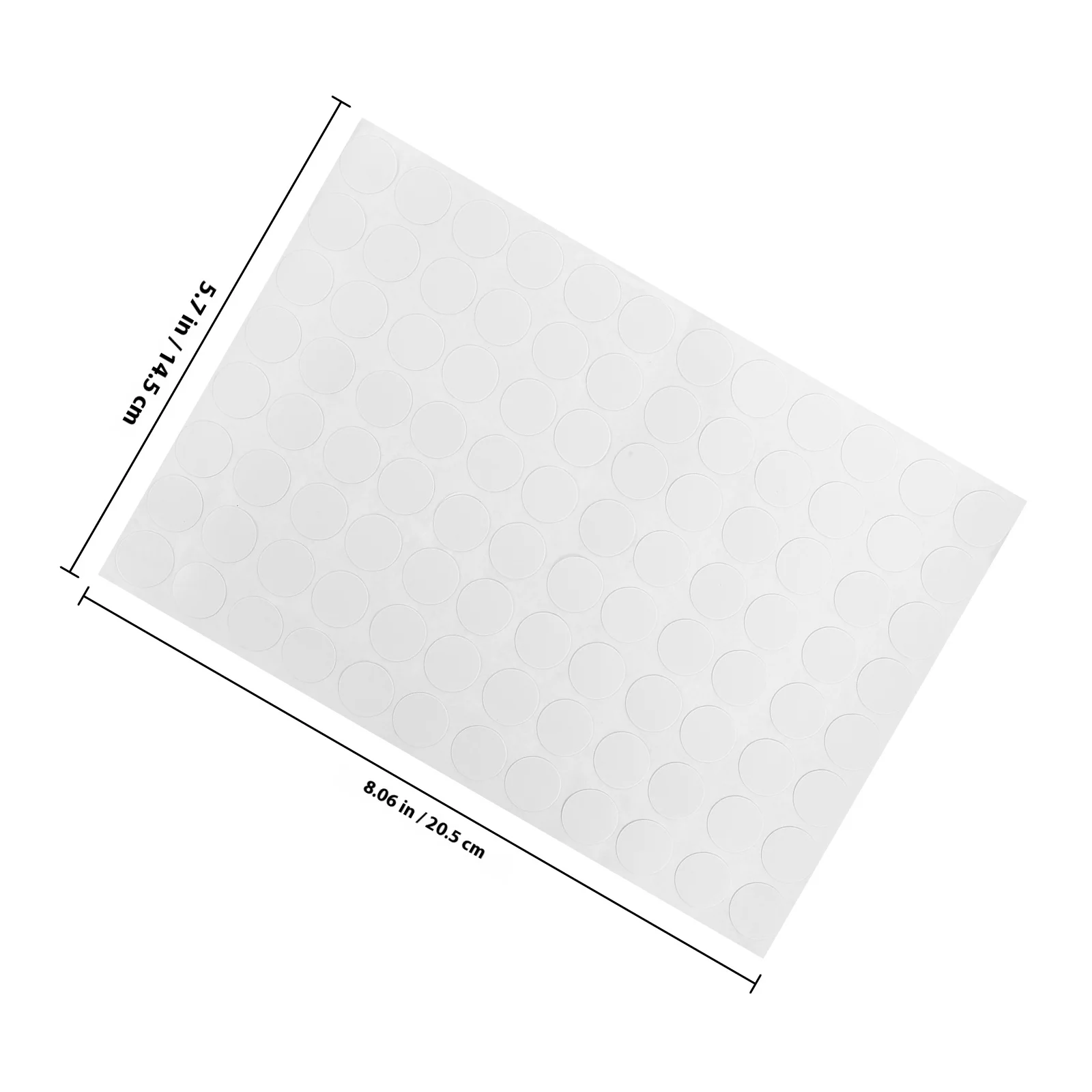 96pcs slip Screw Patch Hole Sticker For Screw Hole Covers Decorative Stickers for Furniture Screws Real Wood PVC Non residue - Detail 1