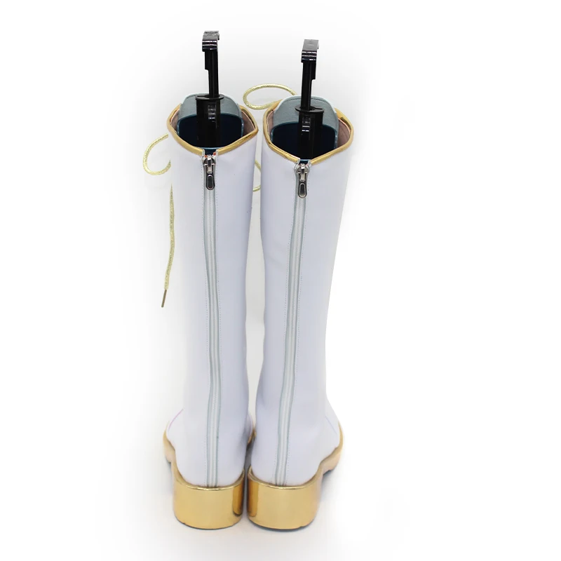 Zapatos de Cosplay de Anime k-pop Demon Hunters KPop Rumi, botas blancas para mujer, accesorios de juego de rol para fiesta de Carnaval y Halloween