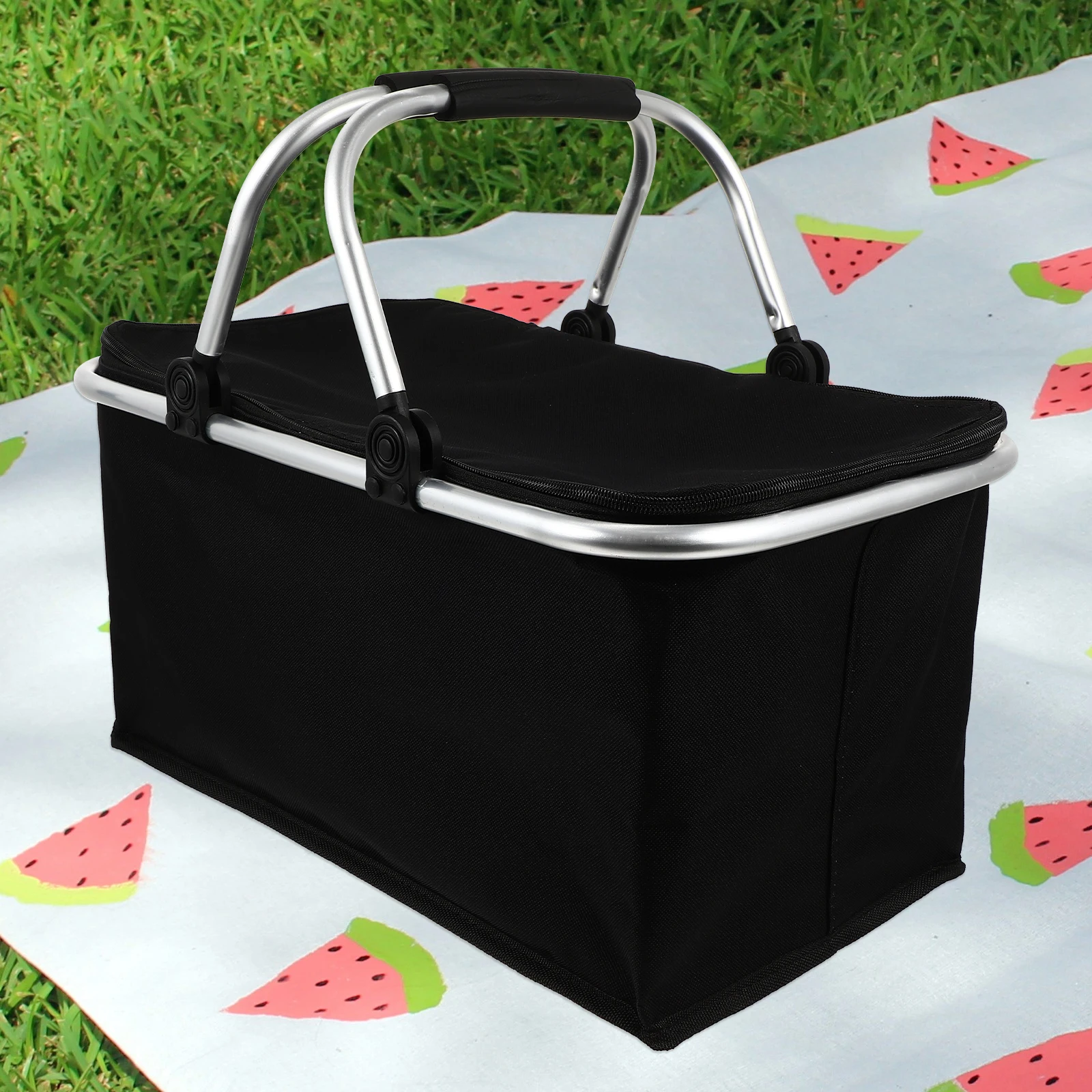 

Изолированный чехол-холодильник, герметичный, большой размер, портативная коробка для пикника, контейнер для продуктов с алюминиевой рамкой, многофункциональная сумка для обеда