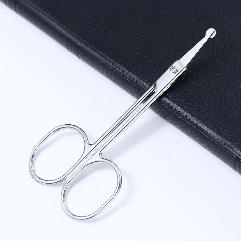 Hot Curved Nail Trimmer Tool Ear Facial Trimmers Stainless Steel Beauty Tool Nose Hair Scissors