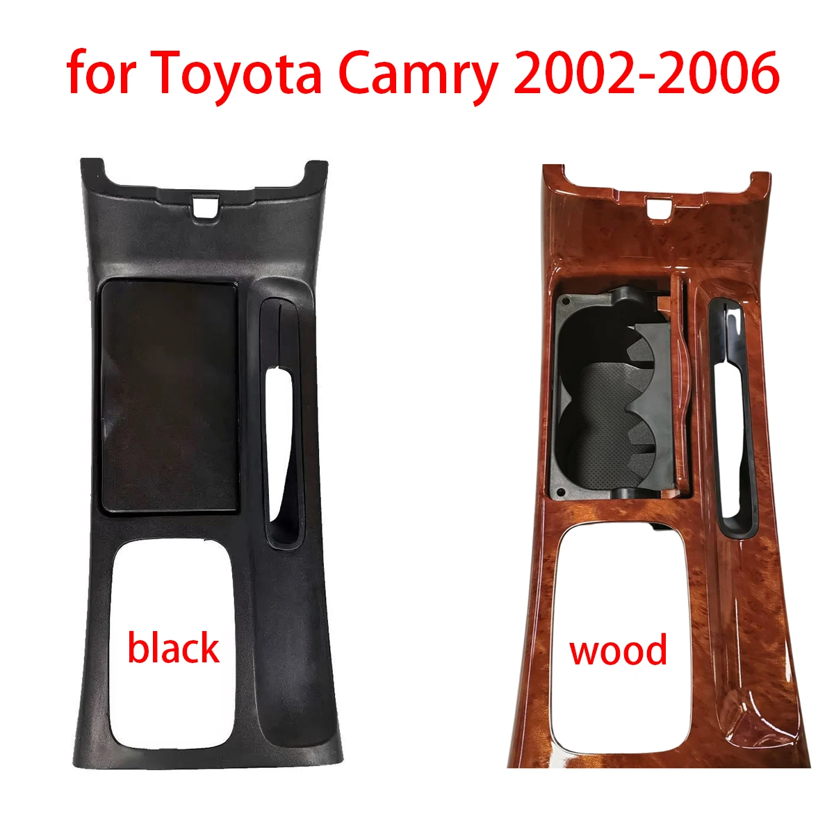 

Деревянная панель переключателей передач для салона автомобиля с подстаканником для Toyota Camry 2002-2006 гг.