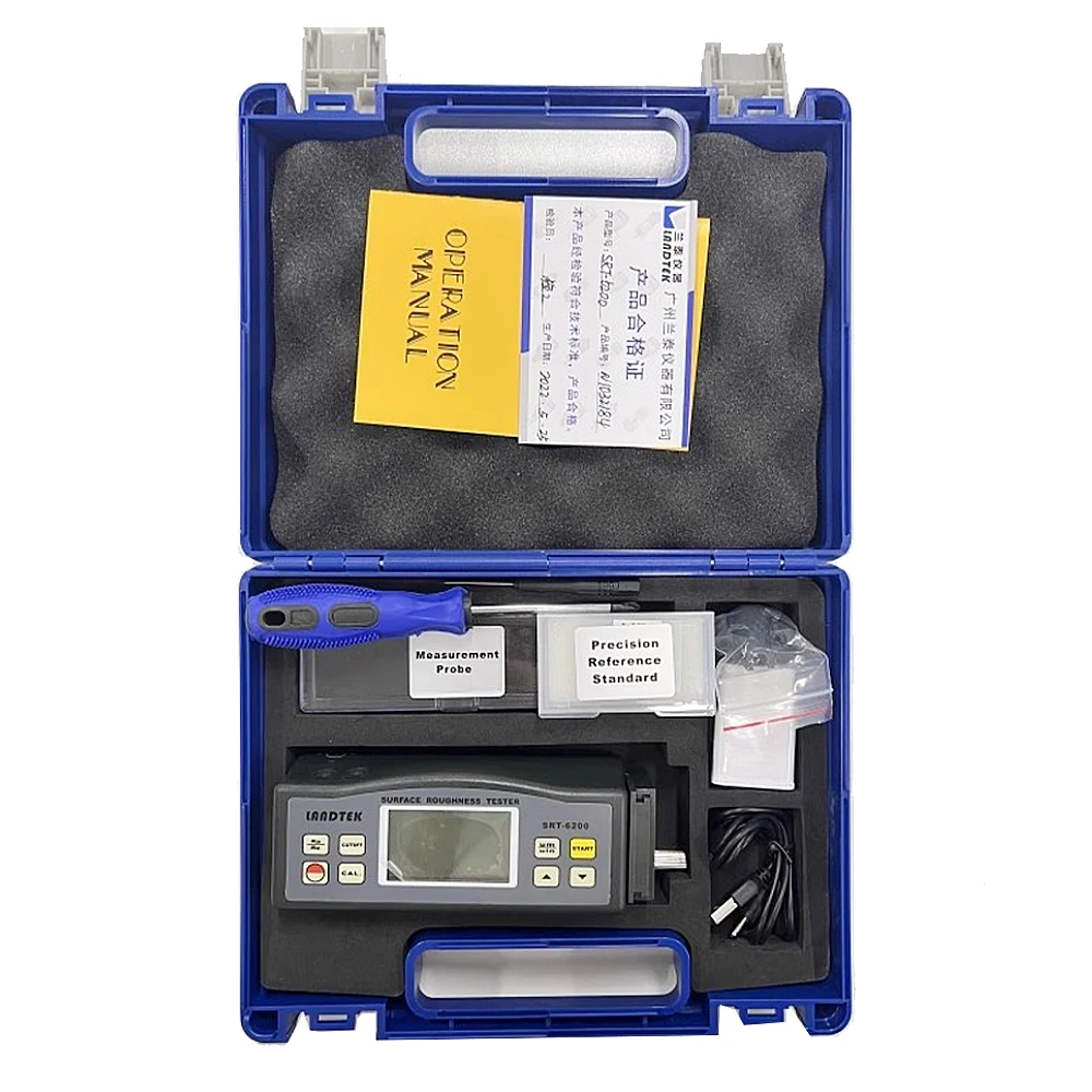 SRT-6200 digital surface roughness meter 0.001µm high precision Ra0.05~10.00µm metal parts surface roughness tester