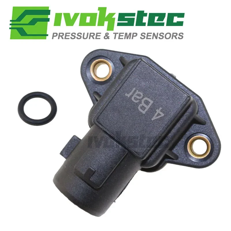 4 Bar 4BAR Air Pressure MAP Sensor For Modified Honda Civic Del Sol Accord CR-V HR-V Logo Prelude Shuttle Odyssey 37830-P05-A01