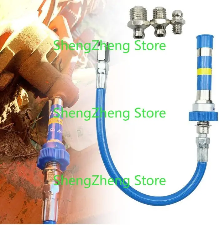 

Grease Gun Fittings Extensions Heavy-Duty Grease Gun Coupler Adapter, Lock and Lube Grease Gun Coupler