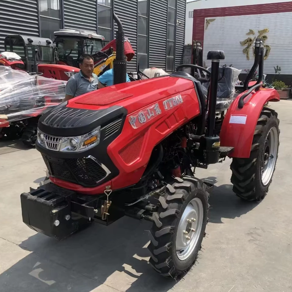 Farm Use Agricultural Tractors 50HP Mini Tractors with Tractors Disc Plough