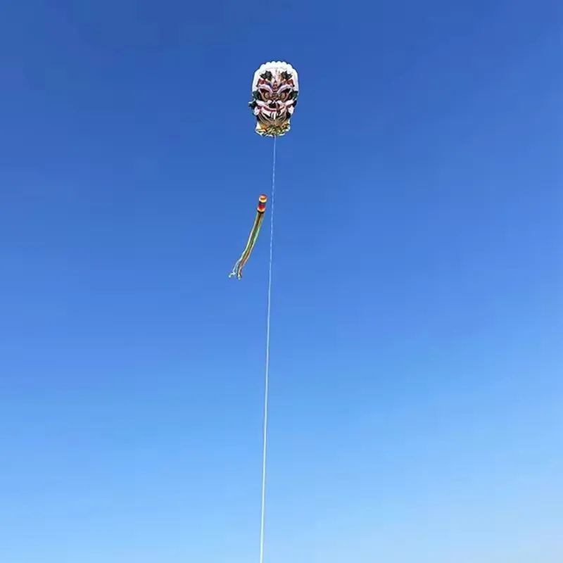 6M 3D Skeletonless Soft Kite 8 Kites Beach Mask Kite Nylon Easy To Fly and Tear Proof Professional Kite Storage Bag Package