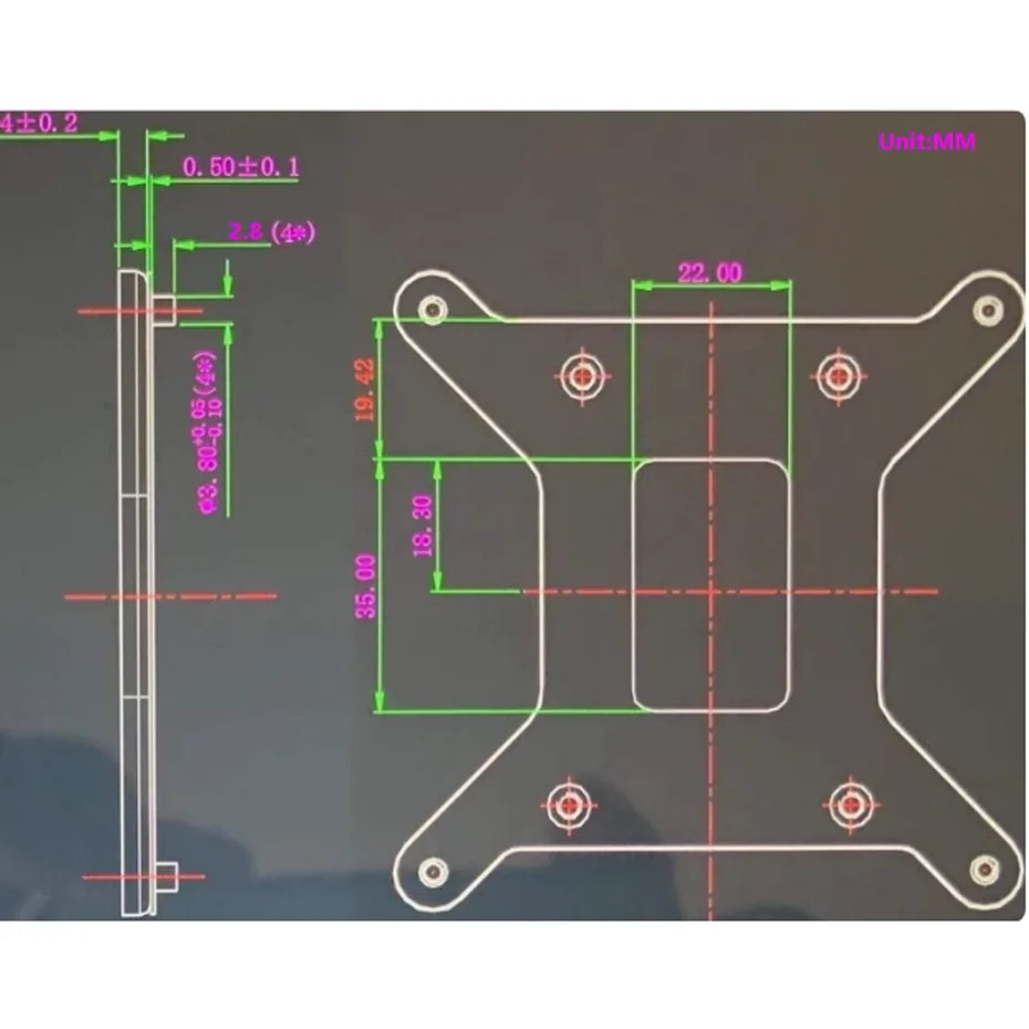 Nowa metalowa płyta tylna 1851 1700 do wentylatorów radiatorów z generacji 12 13 14, zintegrowana podstawa, stalowa płyta dolna, zapobiegająca zginaniu. — zdjęcie produktu 4