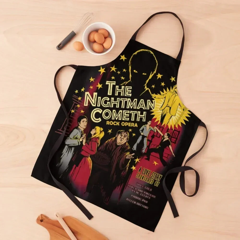 

The Nightman Cometh Apron beauty master kitchen woman christmas Custom Apron