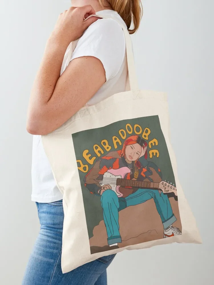 

Beabadoobee Tote Bag personalized tote bag Canvas shoulder bag reusable shopping handbag