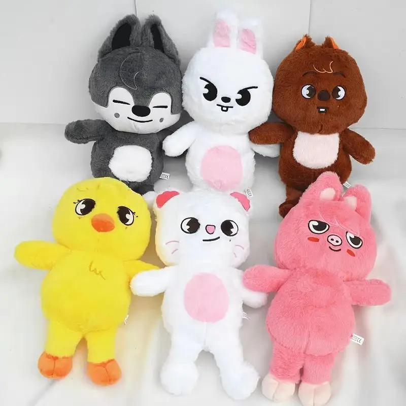 

Плюшевая игрушка-подушка SKZOO Idol Stray, подарок для фанатов, плюшевая игрушка в стиле Тедди, кукла в плаще Seoul FM Week, подарок для детей в стиле Magic School