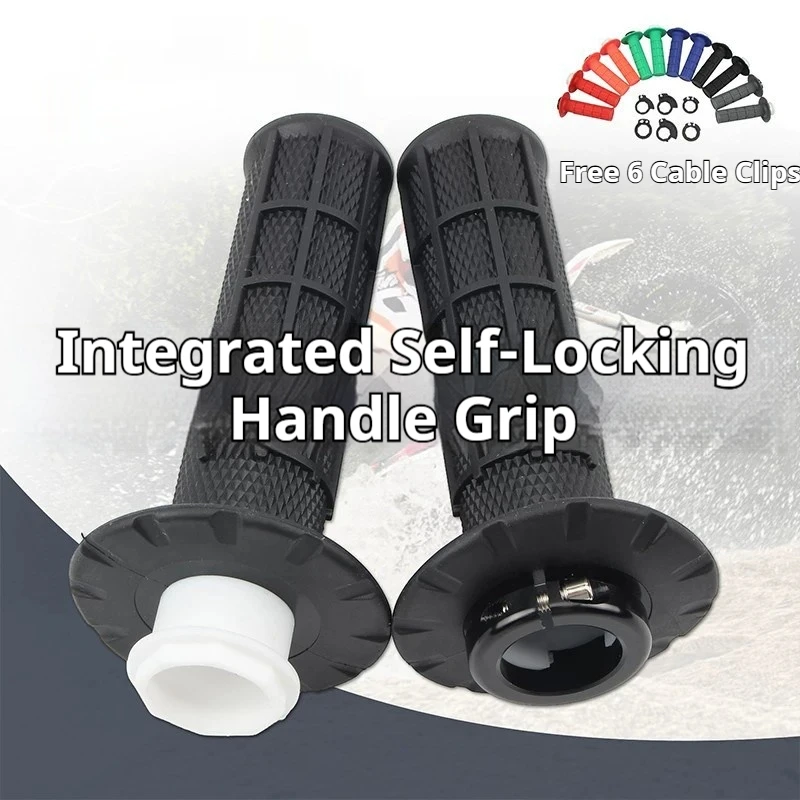 For Hengjian Z300 Kewesi K16 Lock-On Anti-Slip Handlebar Grips Off-Road No-Drill Accesorios Moto Accessori Moto